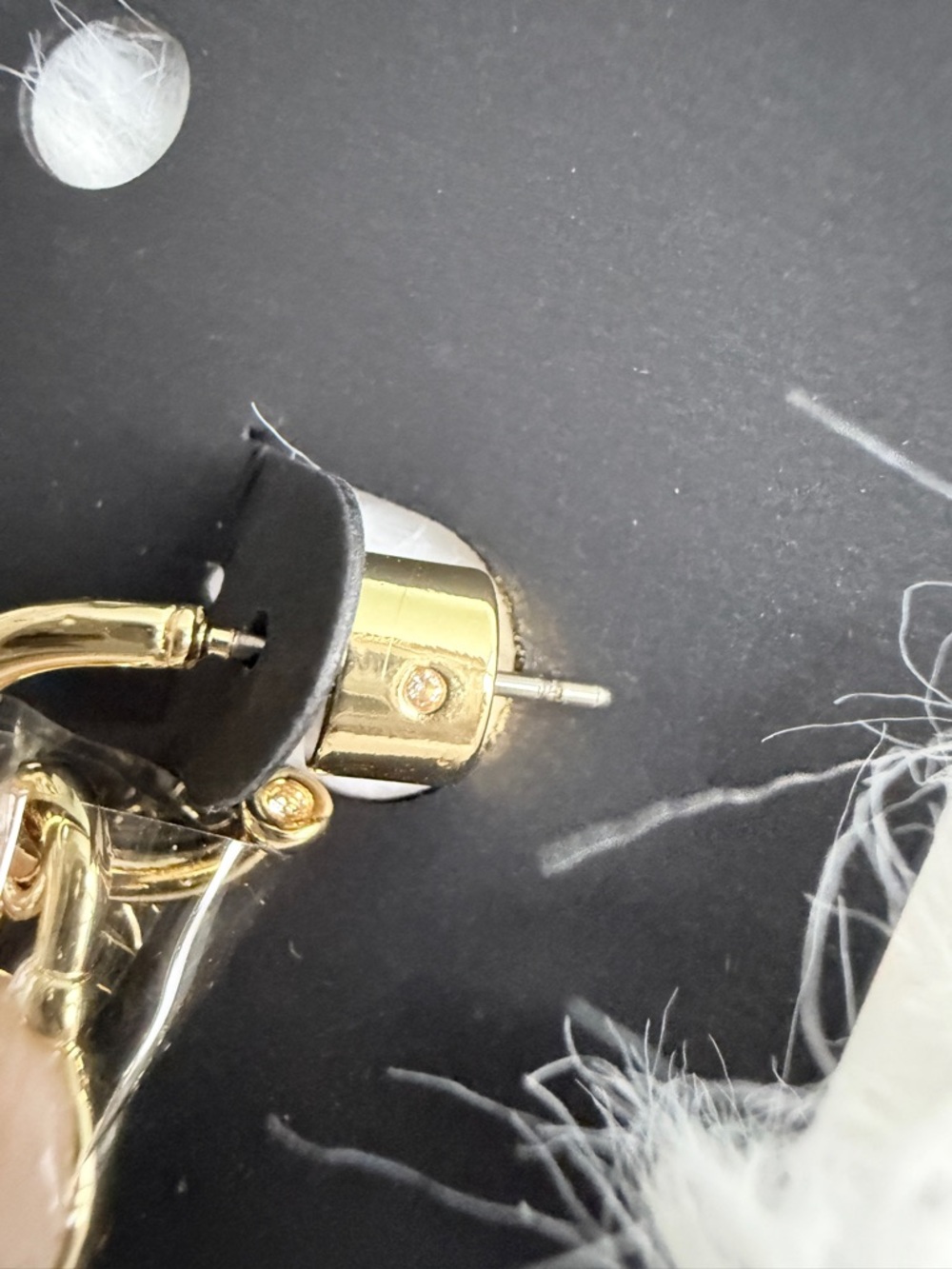 💞Coach Pink Lock Earrings - Picture 9 of 9